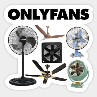 Only Fans Funny Meme Cursed Y2K Sticker